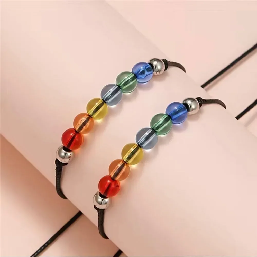 NEW 2 Matching rainbow pride bracelets, pride jewelry
